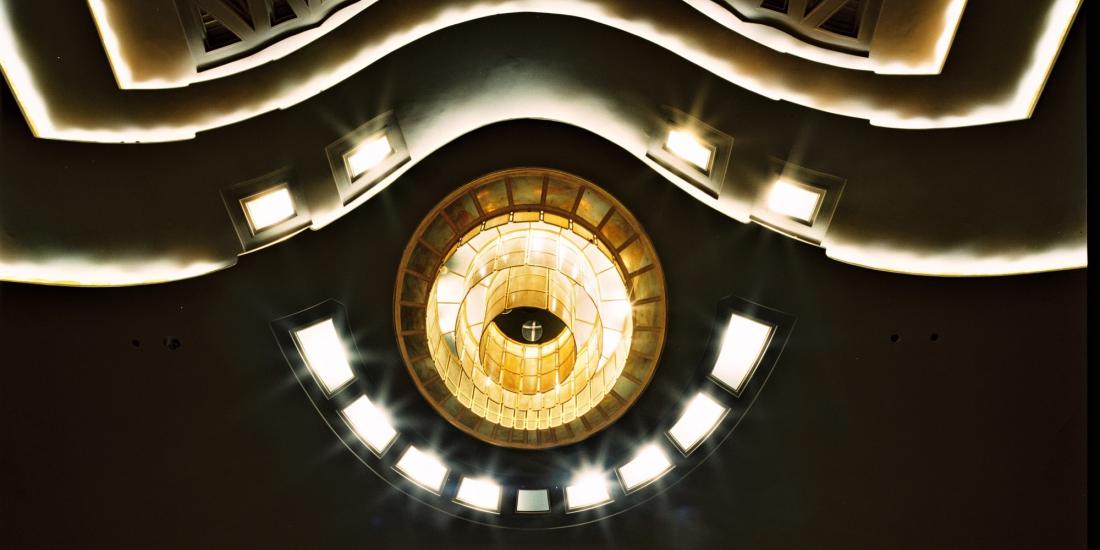 Plafond de la salle Henry Le Boeuf