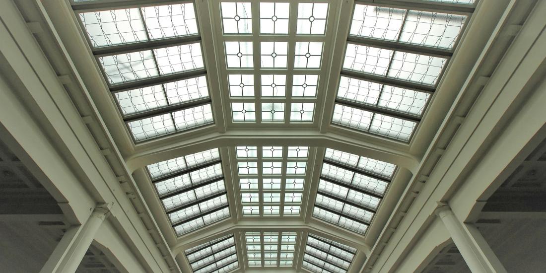 Plafond du Hall Horta